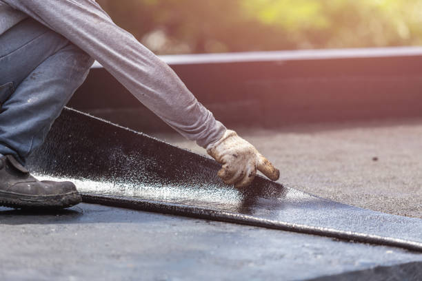 Professional Basement Waterproofing technician working in Daleville, AL